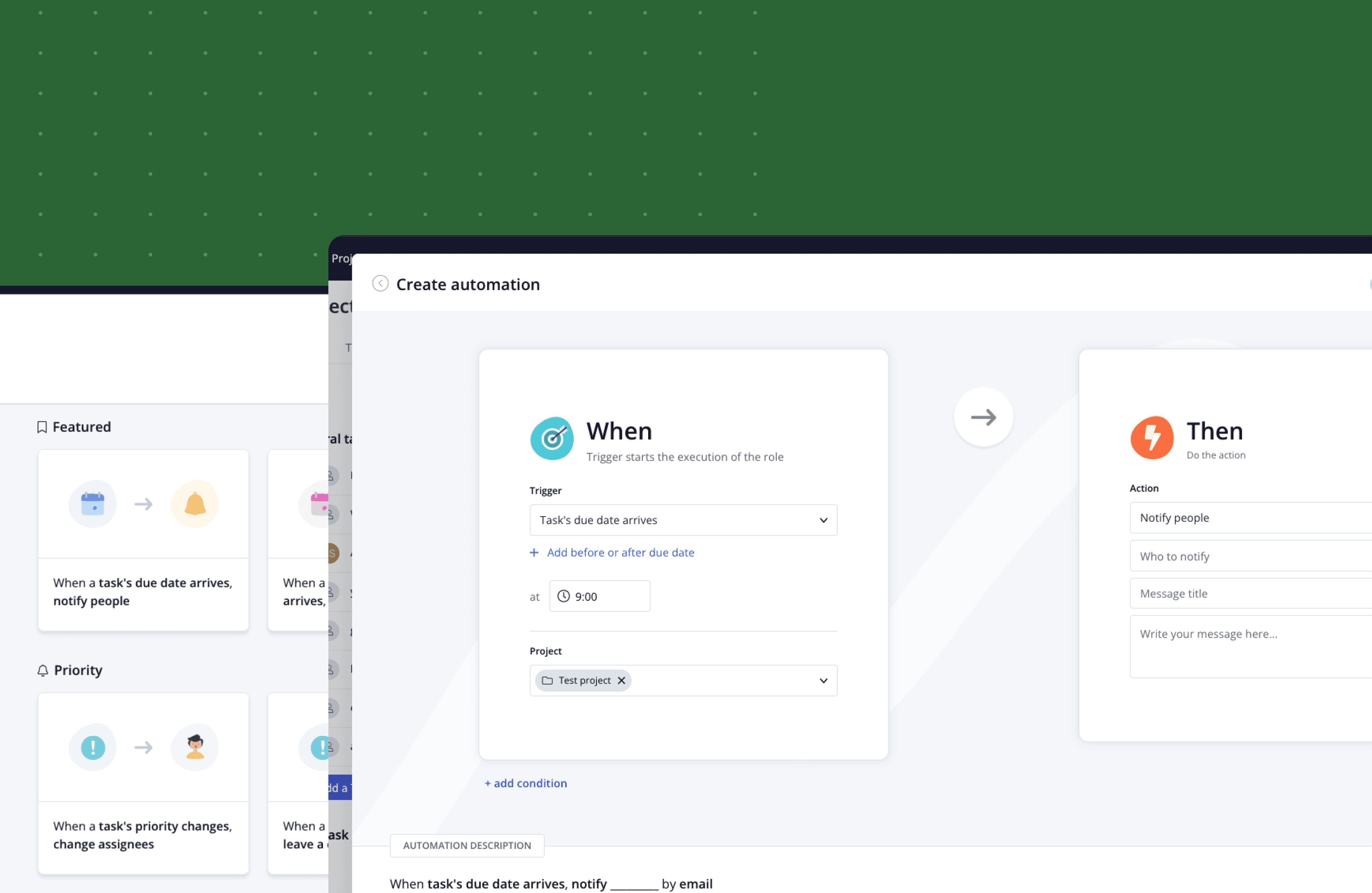 Workflow automations feature overview